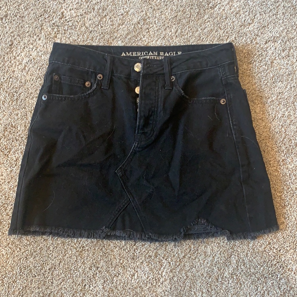 high rise mini skirt